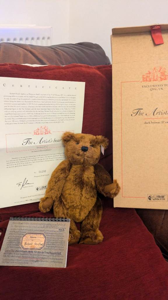 Steiff 2003 the artists bear limited edition 