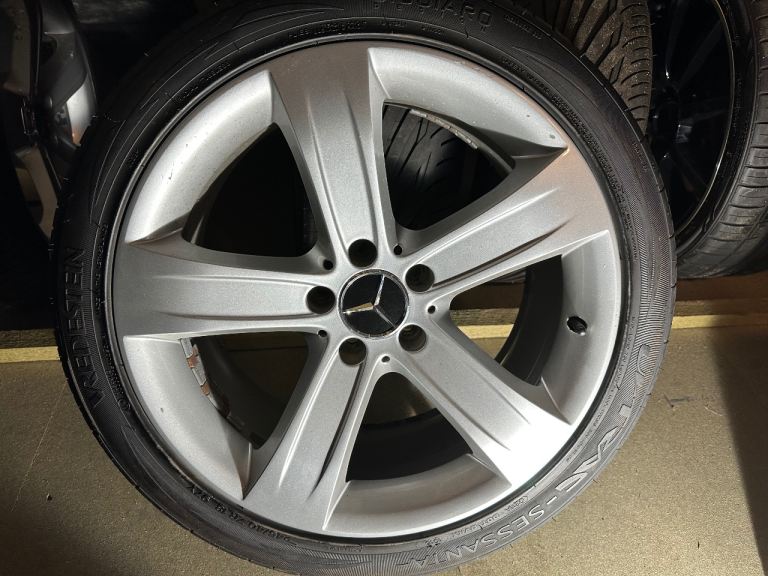 Car Tyres & Alloy Wheels (x4)