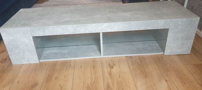 TV Unit Concrete Effect 