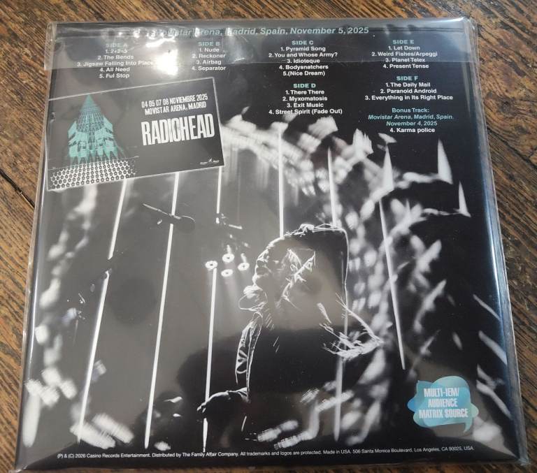 Radiohead the truth will mess you up triple acid green vinyl album mint 