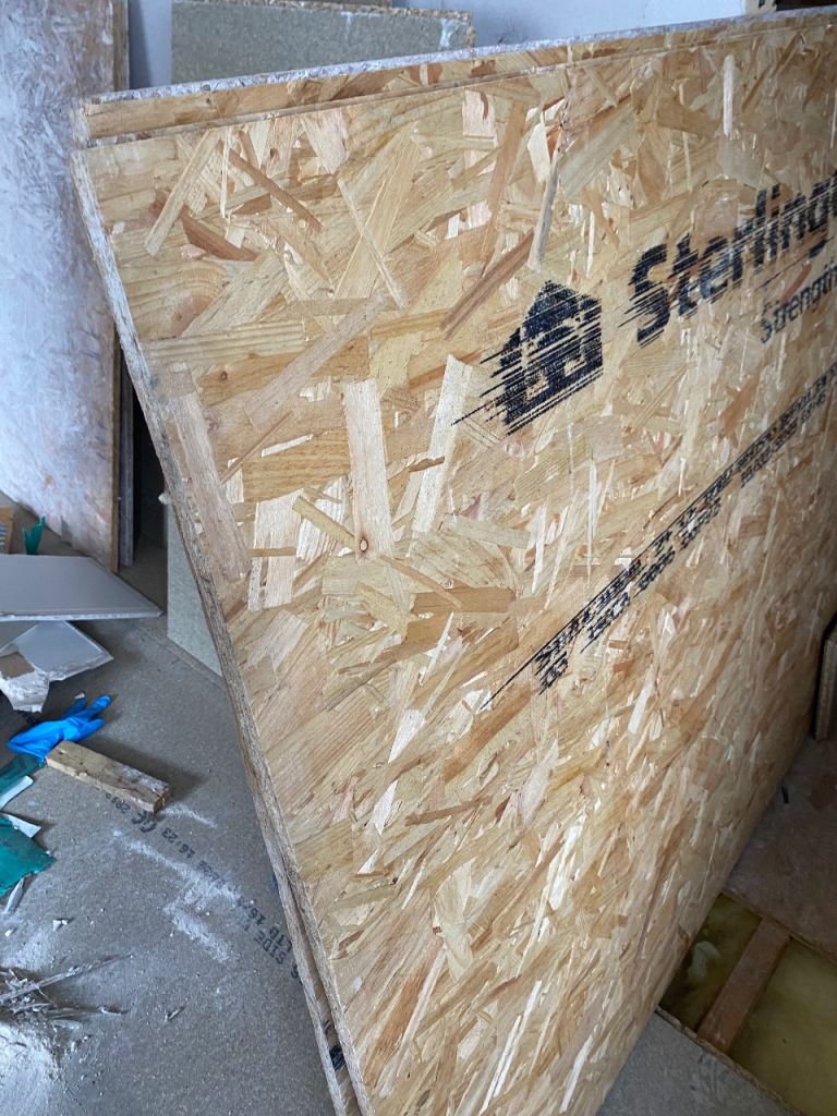 Used 6 Sterling OSB 15mm boards  – Good Condition