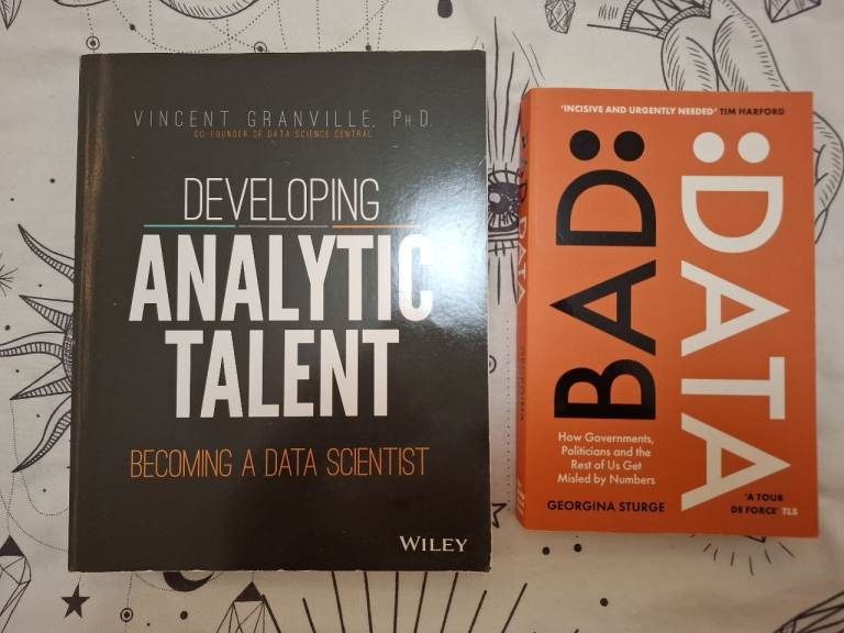 Developing Analytic Talent & Bad Data - Data Science Books, Good Condition
