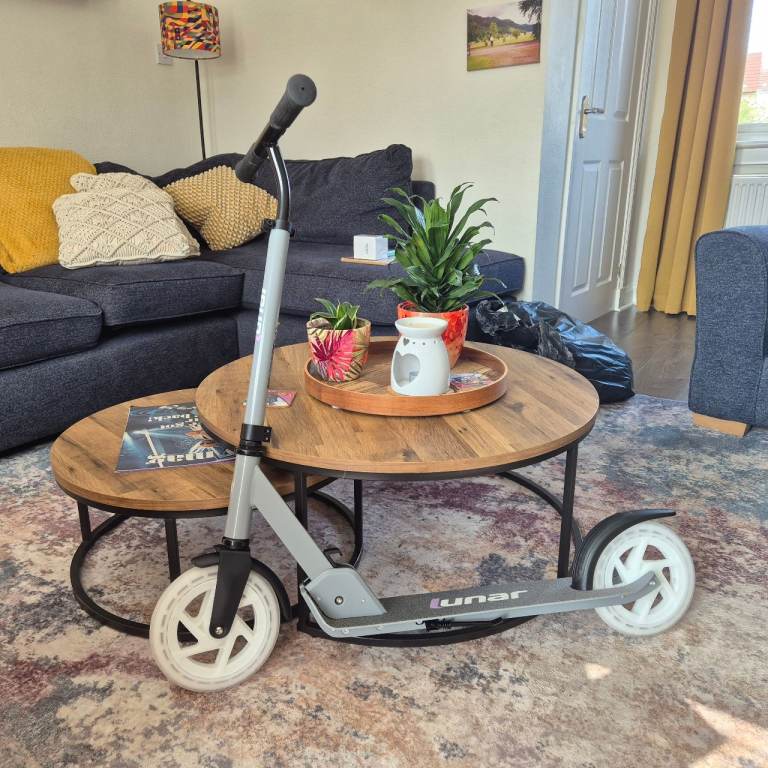 Rahmory Lunar Foldable Scooter with colour LED lights