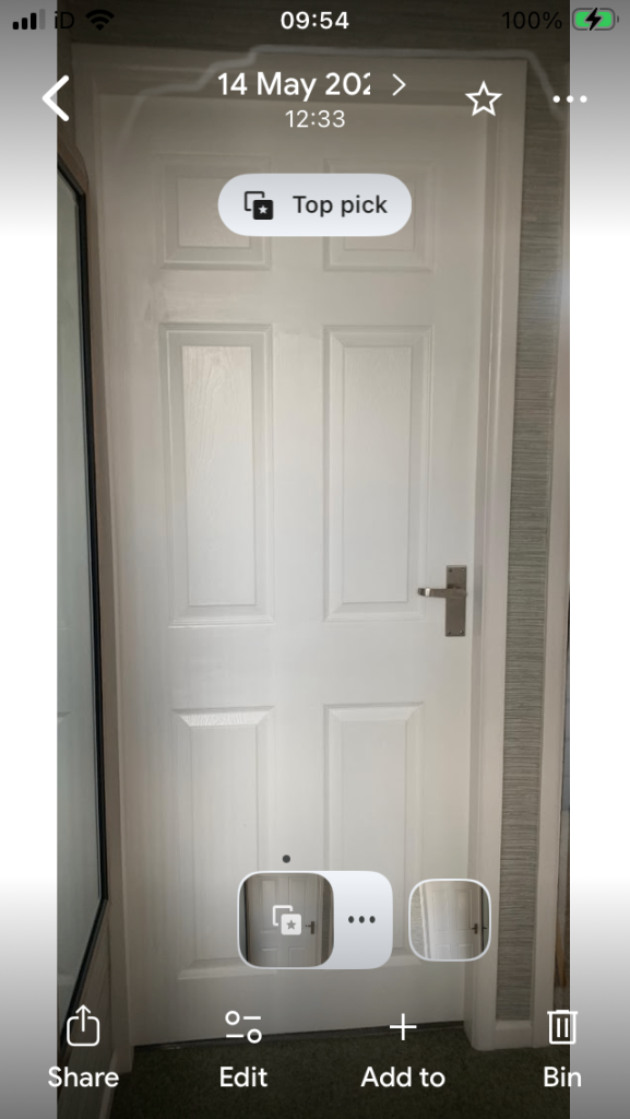 5 doors- White 6-Panel Internal Door with Handle