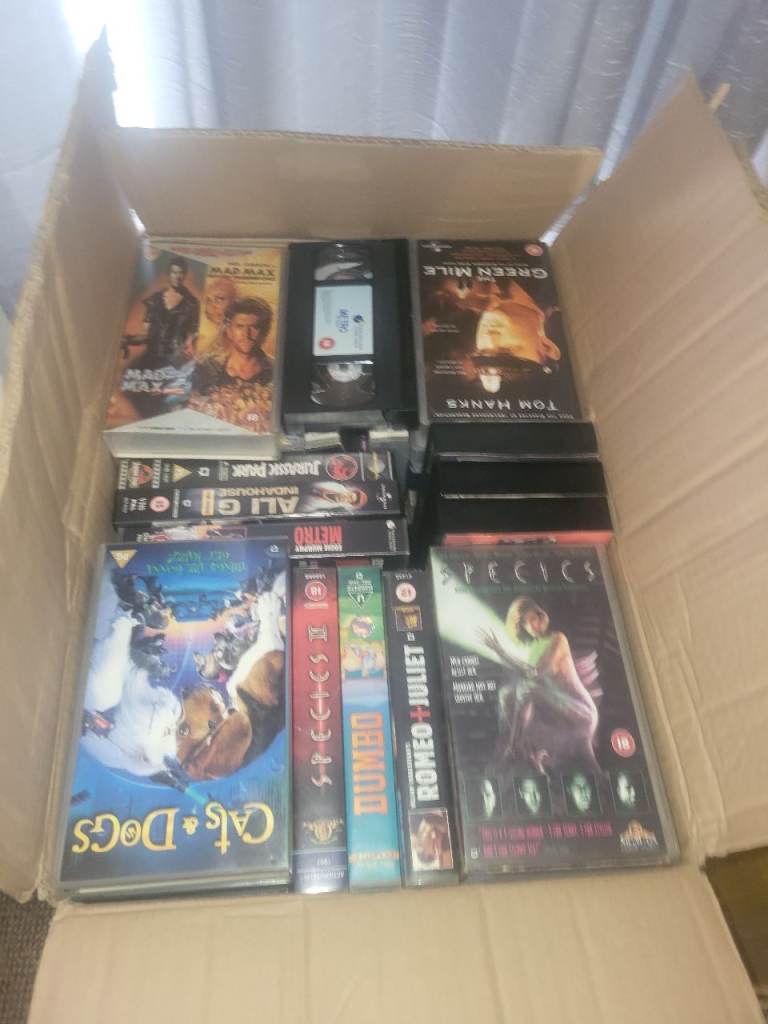 Mix of vhs movies