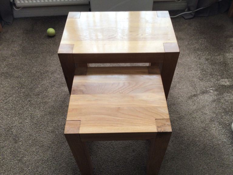 image for Oak Nest of Tables