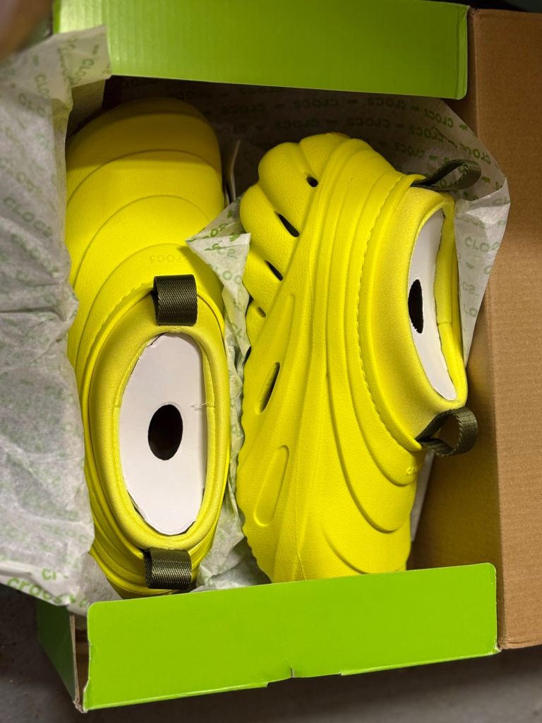 Echo Storm Crocs For Juniors - BNIB All Labels - NITRO yellow RRP £95