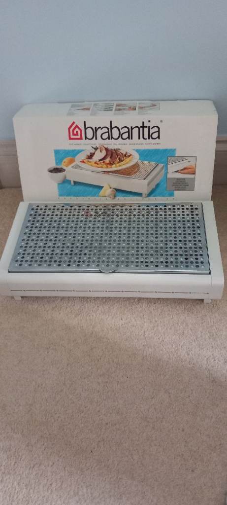 Brabantia Food Warmer / WHITE / GREEN Griddle - As Good As New