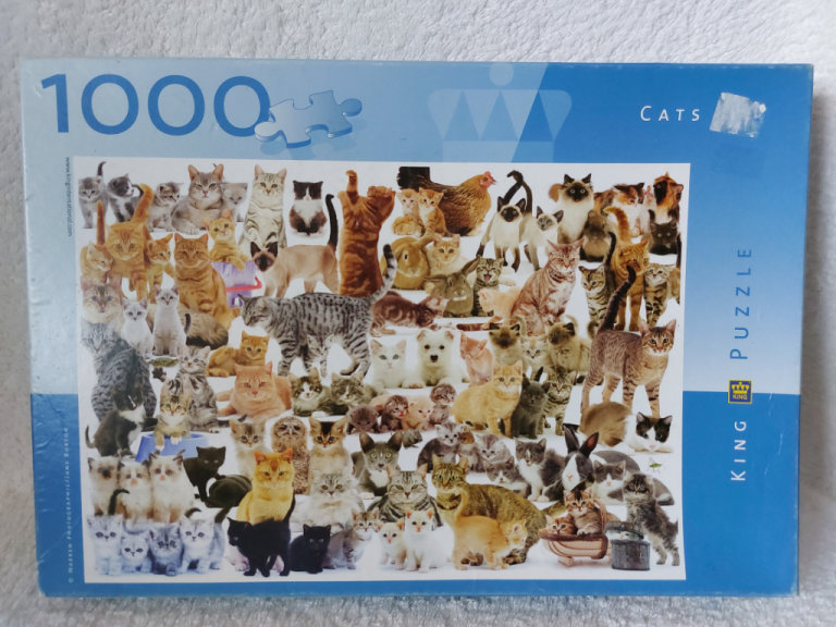 King 1000 piece Jigsaw Puzzle - Cats 