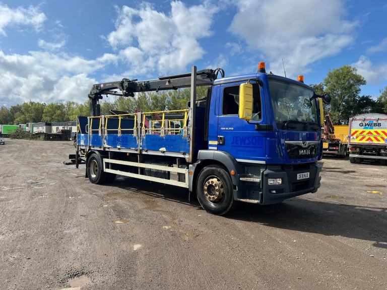 MAN/ ERF TG-M 18-250 EX JEWSON REAR  REMOTE BRICK GRAB CRANE , CHOICE IN STOCK