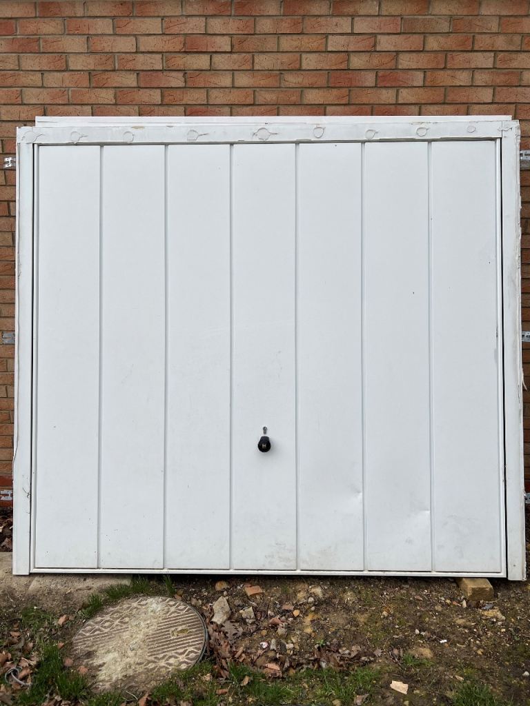 White Garage Doors Up and Over