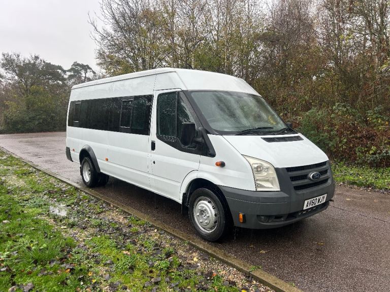 92000 MILES FORD TRANSIT 17 SEAT MINIBUS 2011 60 REG EX LOCAL COUNCIL WITH F.S.H NO VAT