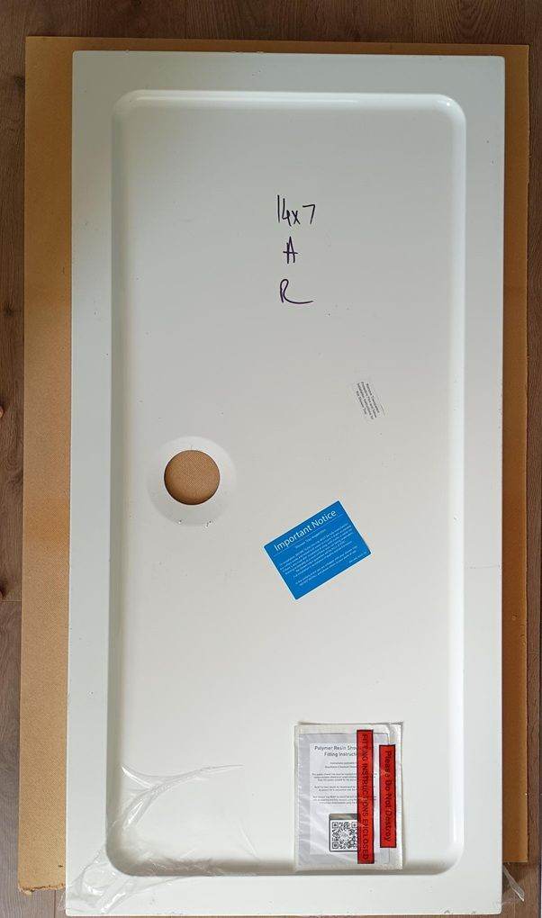 Milano Lithic - Low Profile Rectangular Shower Tray 1400x700mm