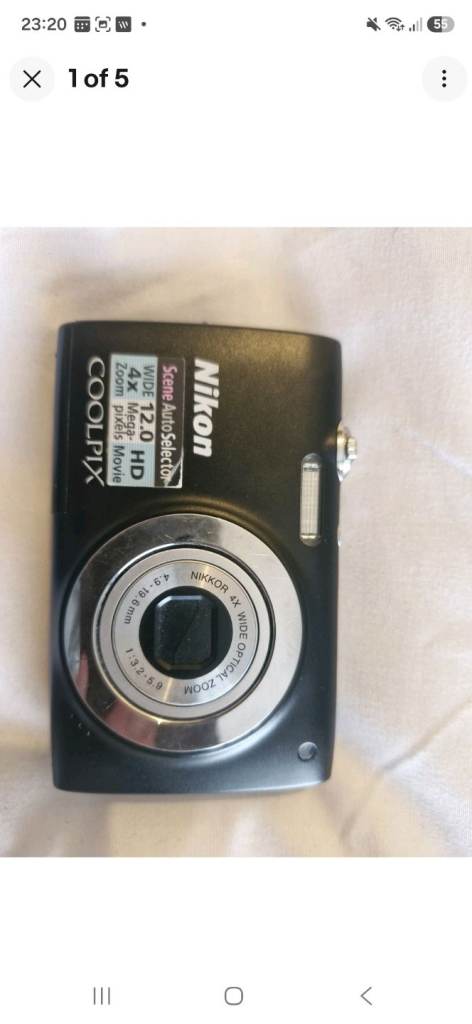 Nikon Coolpix S2550 Digital Camera - 12MP, Good Condition