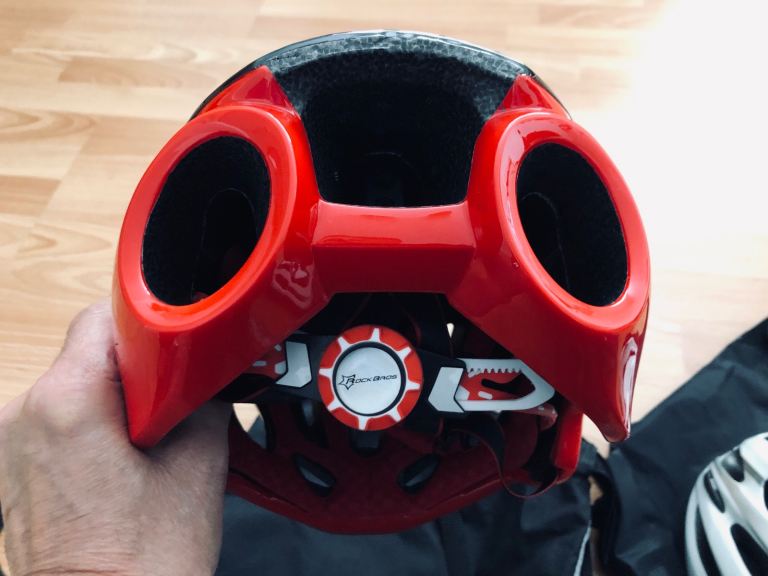 ROCKBROS Red and Black Bike Helmet - As Good As New