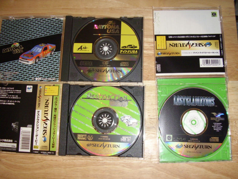 Sega Saturn Jap import games - Daytona USA, Destruction Derby, Last Gladiators - £15 each