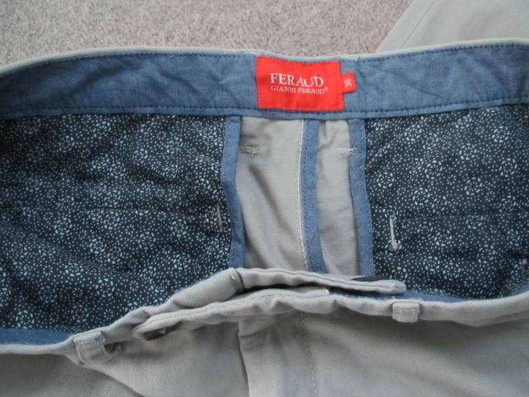 Feraud Men’s Five Pocket Cotton Twill Reg Slim Fit Chinos