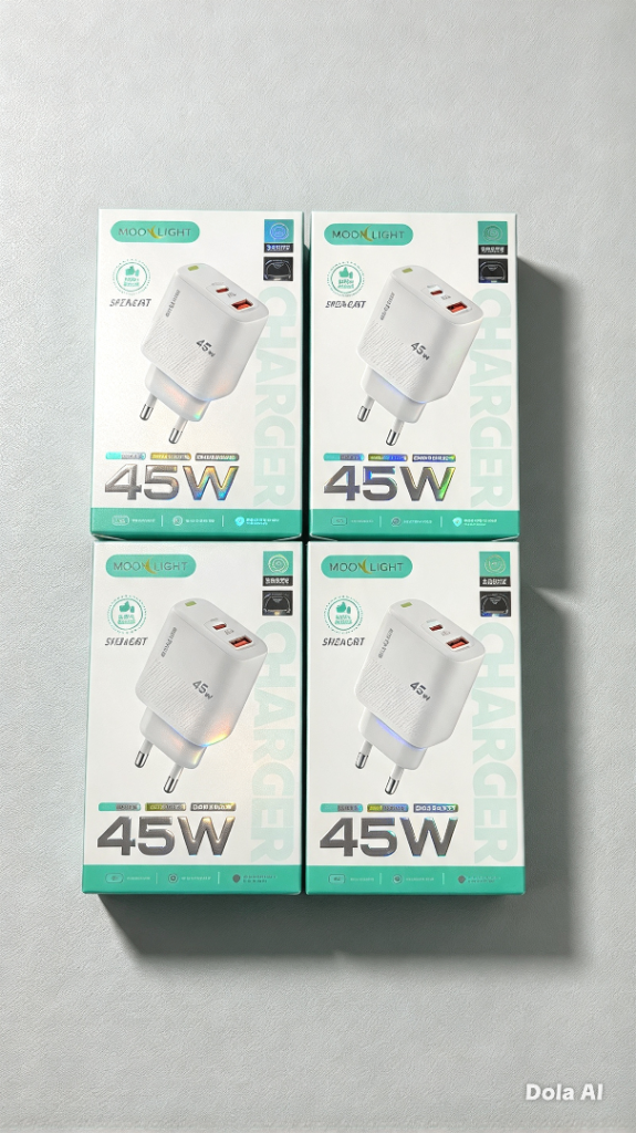MOONLIGHT 45W USB-C Fast Charger – Brand New