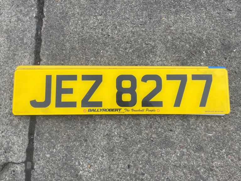 image for Private Number Plate JEZ 8277