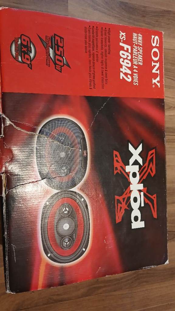 Sony xplod 250w 6x9
