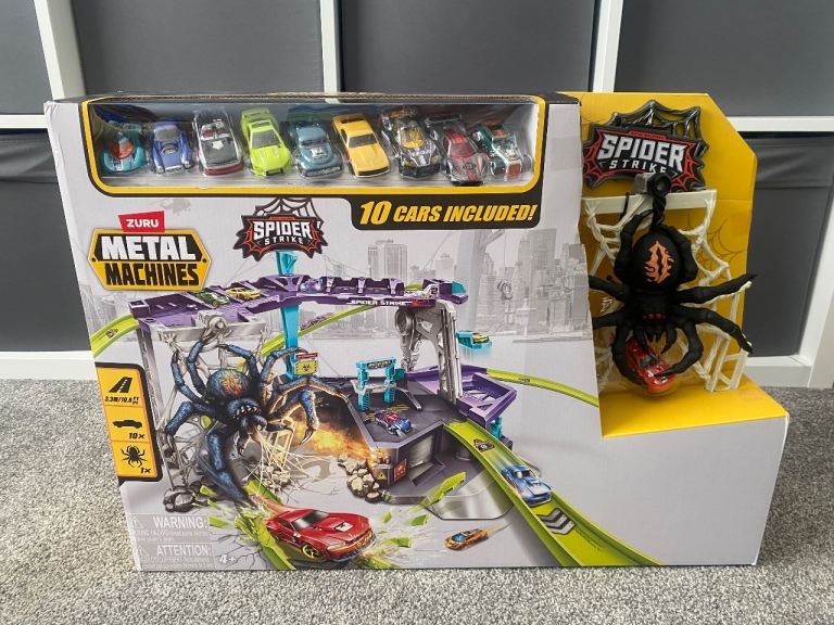 Zuru Metal Machines Spider Strike car set