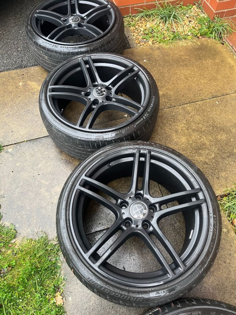 19” Staggered BMW 313M Style Wheels w/ 5mm Tyres: 5x120
