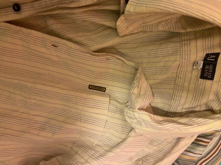 Armani shirts xxl both good condition 