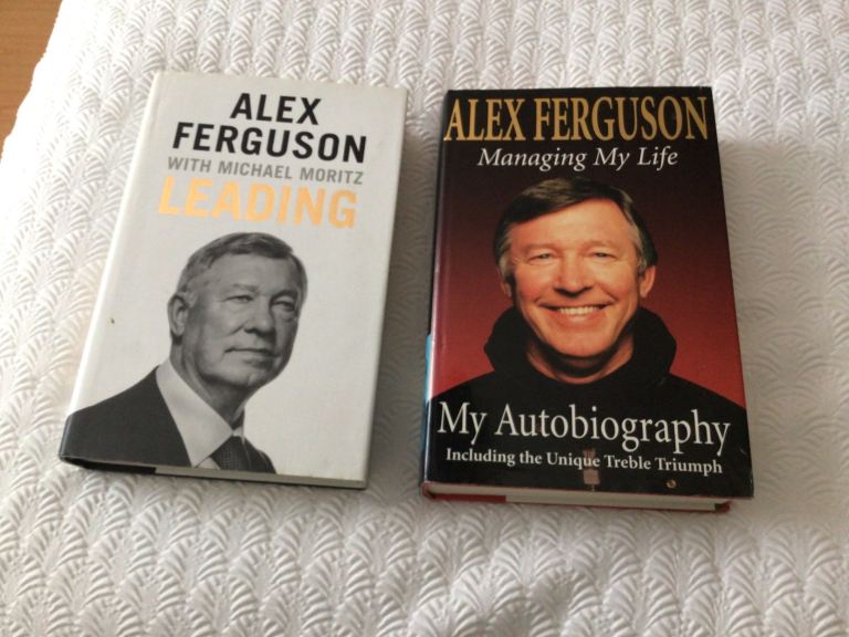 2 x Alex Ferguson hardback books 