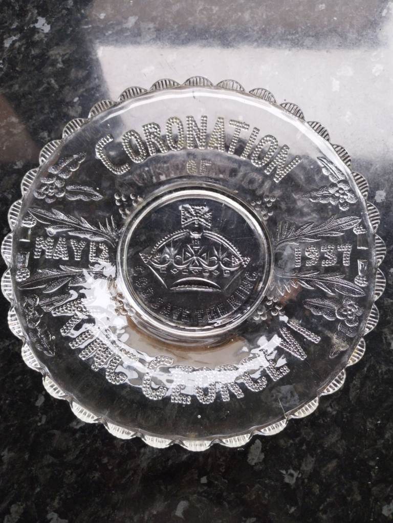 King George the VI Coronation Plate.