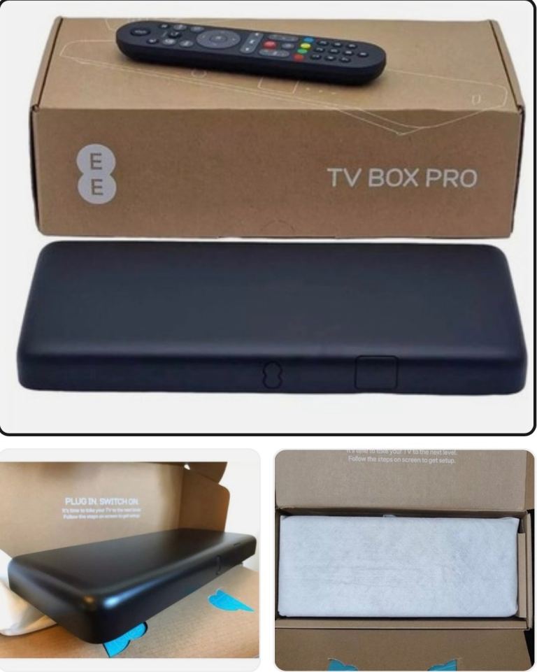 EE TV Box Pro - 1TB 4K Wireless Freeview TV Box Latest Model - (RTIW387)