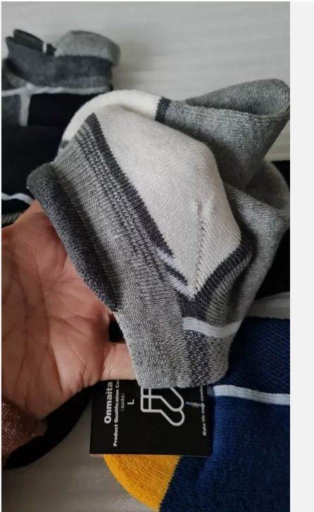 Brand New 12 pack onmaita running ankle socks for men Size 5-8