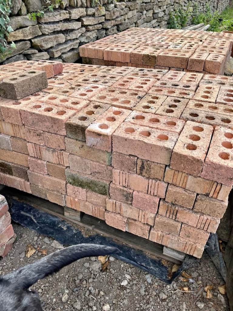 Buff farmstead bricks