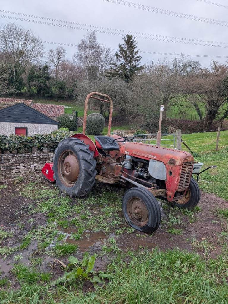 Massey 35 with flail