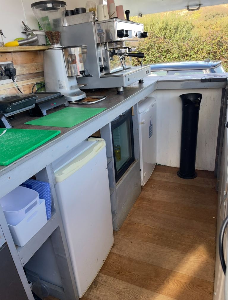 Fully converted Horsebox trailer with coffee machine/grinder