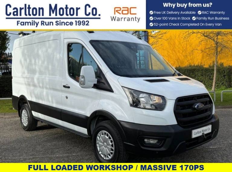 2020 Ford Transit 2.0 350 EcoBlue Leader Panel Van [ MOBILE WORKSHOP ] RWD L2 H2 Euro 6 (s/s) Pan...