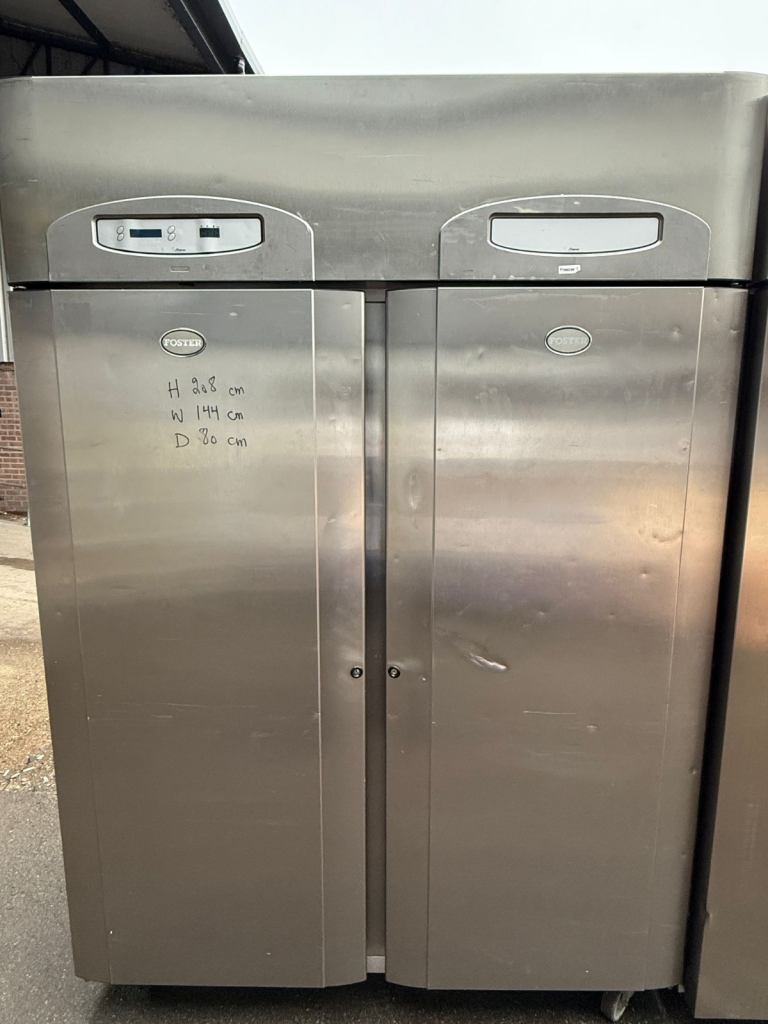 Commercial double door foster fridge cafe shop restaurant takeaway 