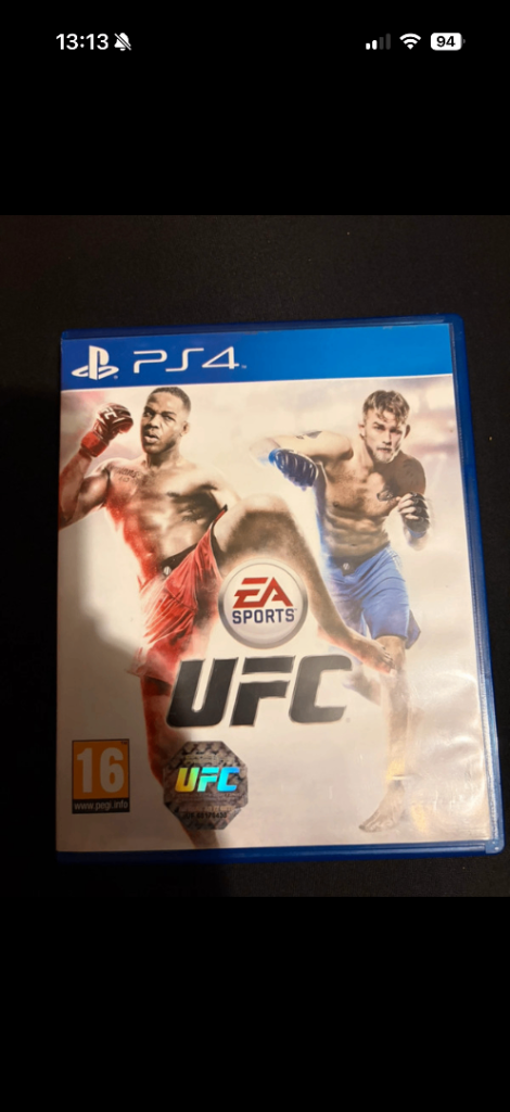 EA Sports UFC PS4 Game Disc with Case
