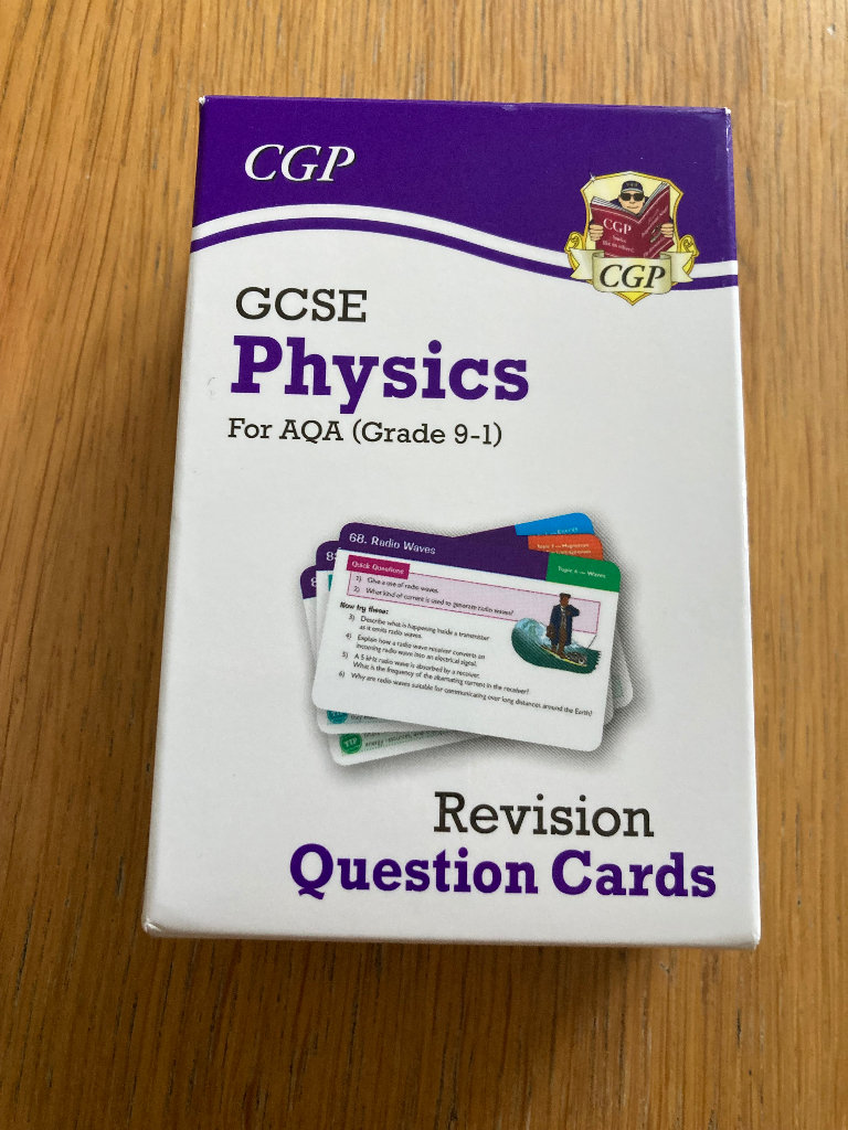 CGP GCSE PHYSICS TRIPLE SCIENCE REVISION CARDS