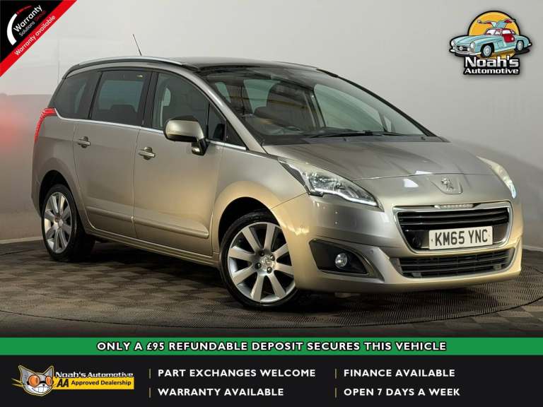 2015 65 PEUGEOT 5008 ALLURE 1.6 DIESEL AUTOMATIC 7 SEATER MPV SERVICE HISTORY