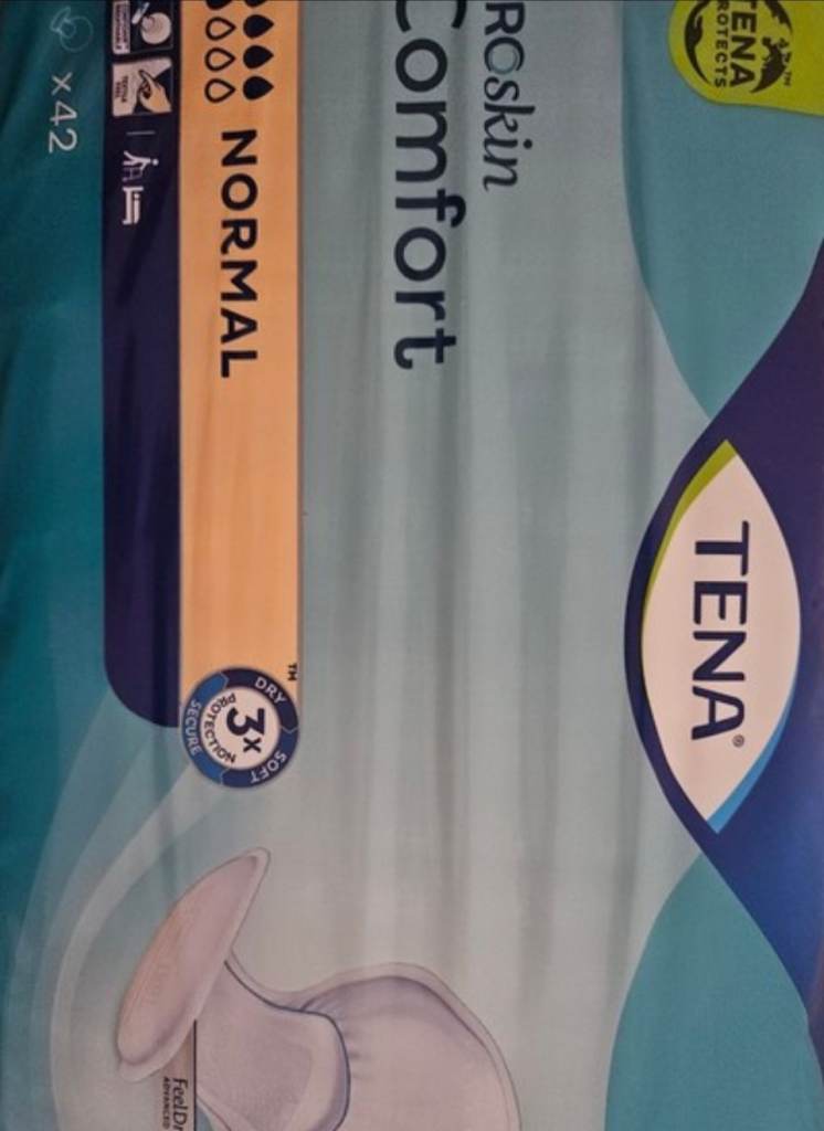 10 packets of incontinence pads