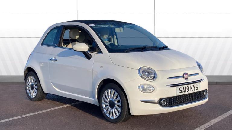 2019 Fiat 500 1.2 Lounge 2dr Petrol Convertible Convertible Petrol Manual