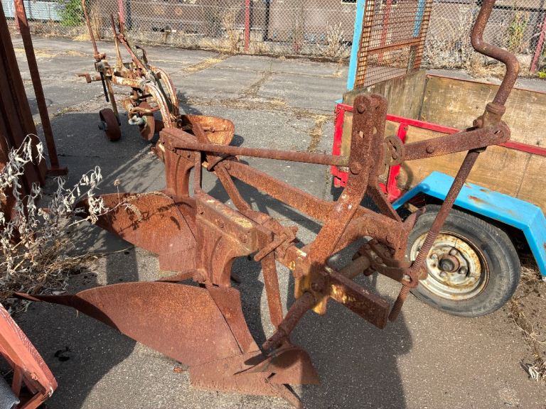 Two x match 2 furrow ploughs