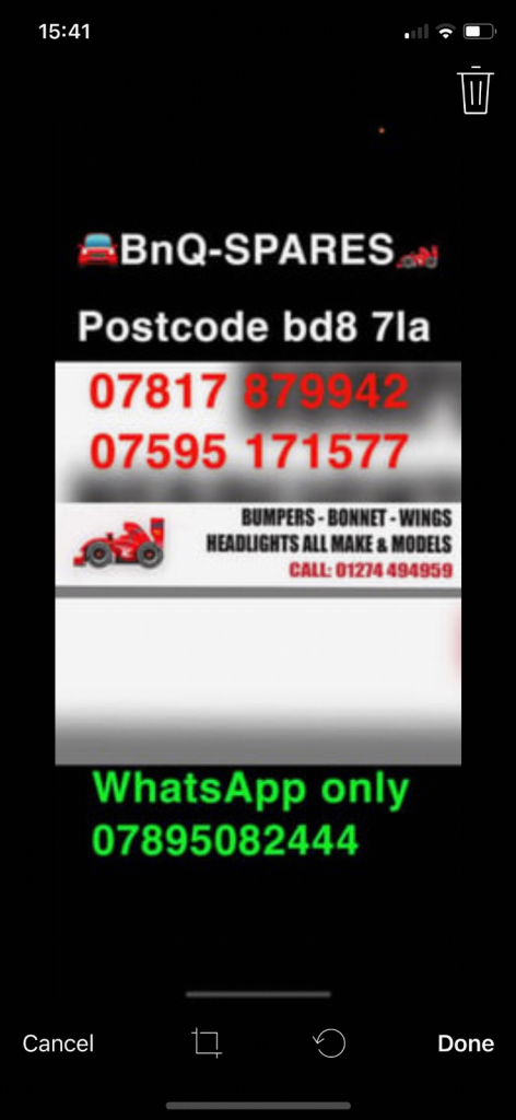 Dacia Sandero / jogger / stepway front bumper complete 2020 -2024 