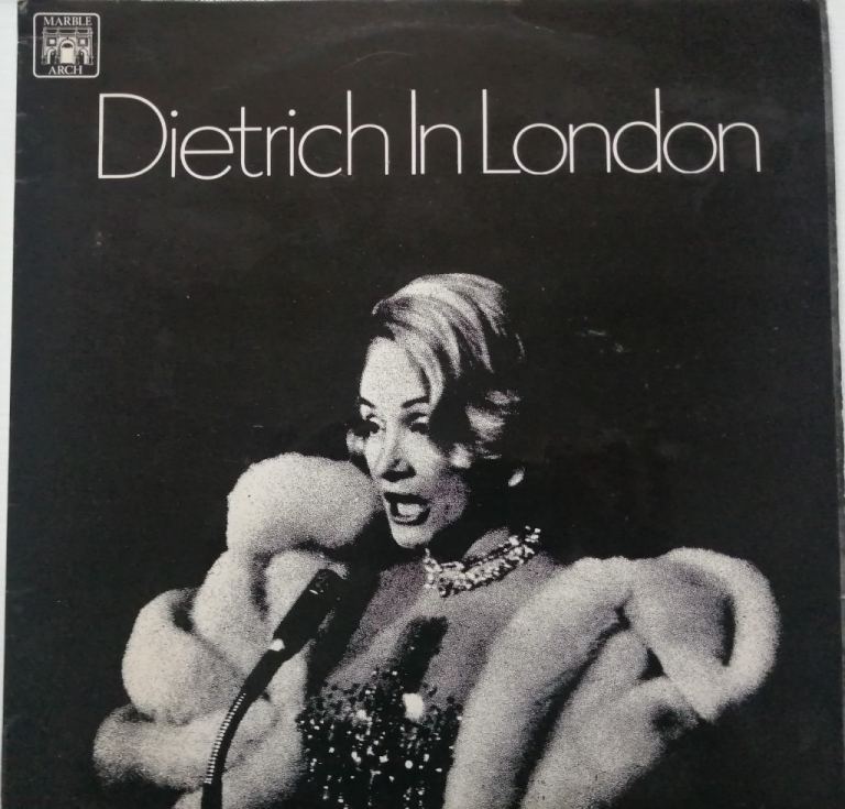 Original Rare 1965 Vinyl Album Marlene Dietrich - Dietrich In London L.P