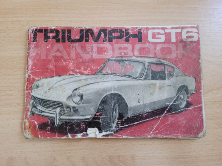 Triumph GT6 Handbook 1st Ed.