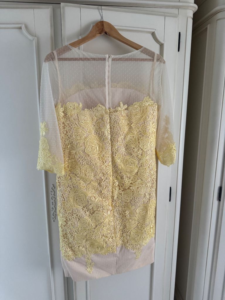 Lemon Lace Dress