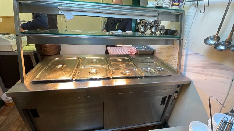 Moffet bainmarie hot cupboard with gantry 