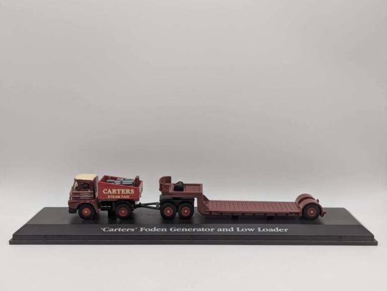 Atlas Foden tractor generator and low loader - Carters Steam Fair