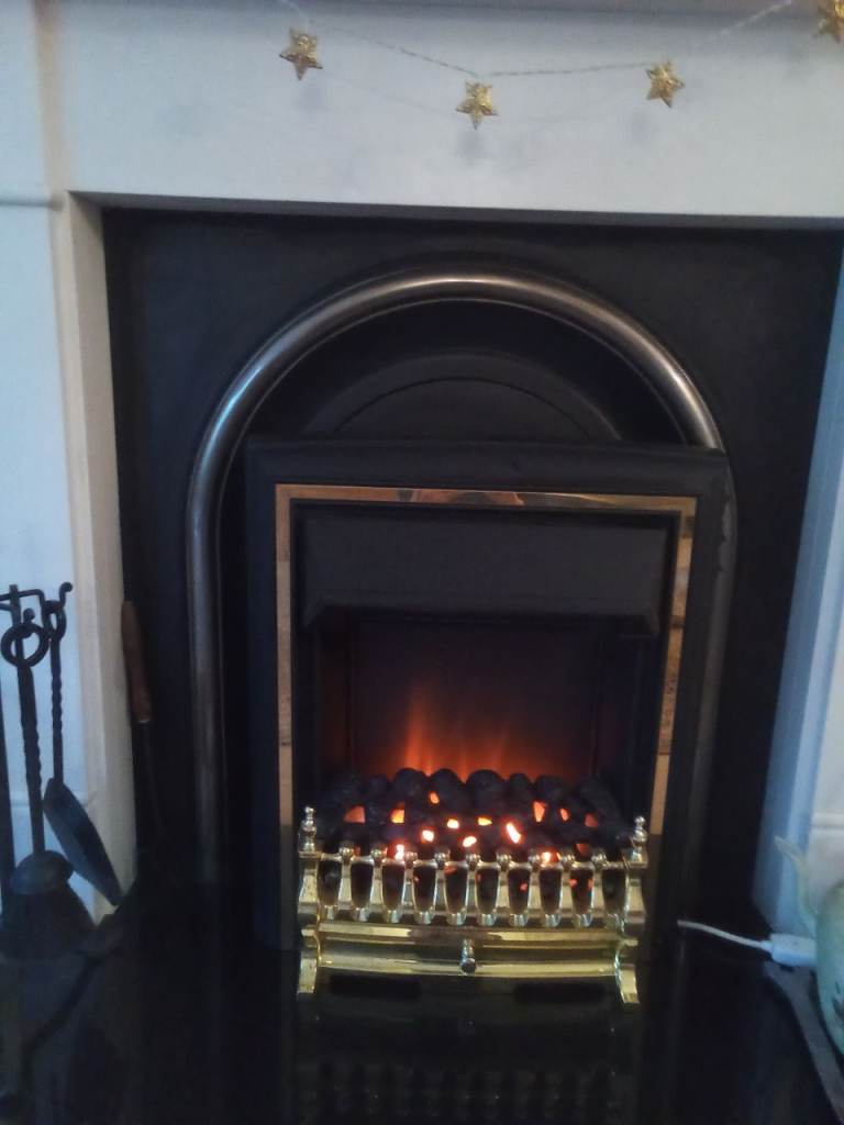 BE MODERN GROUP Electric Heater Fireplace Insert – Good Condition