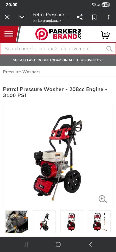 Petrol power wash (read add)